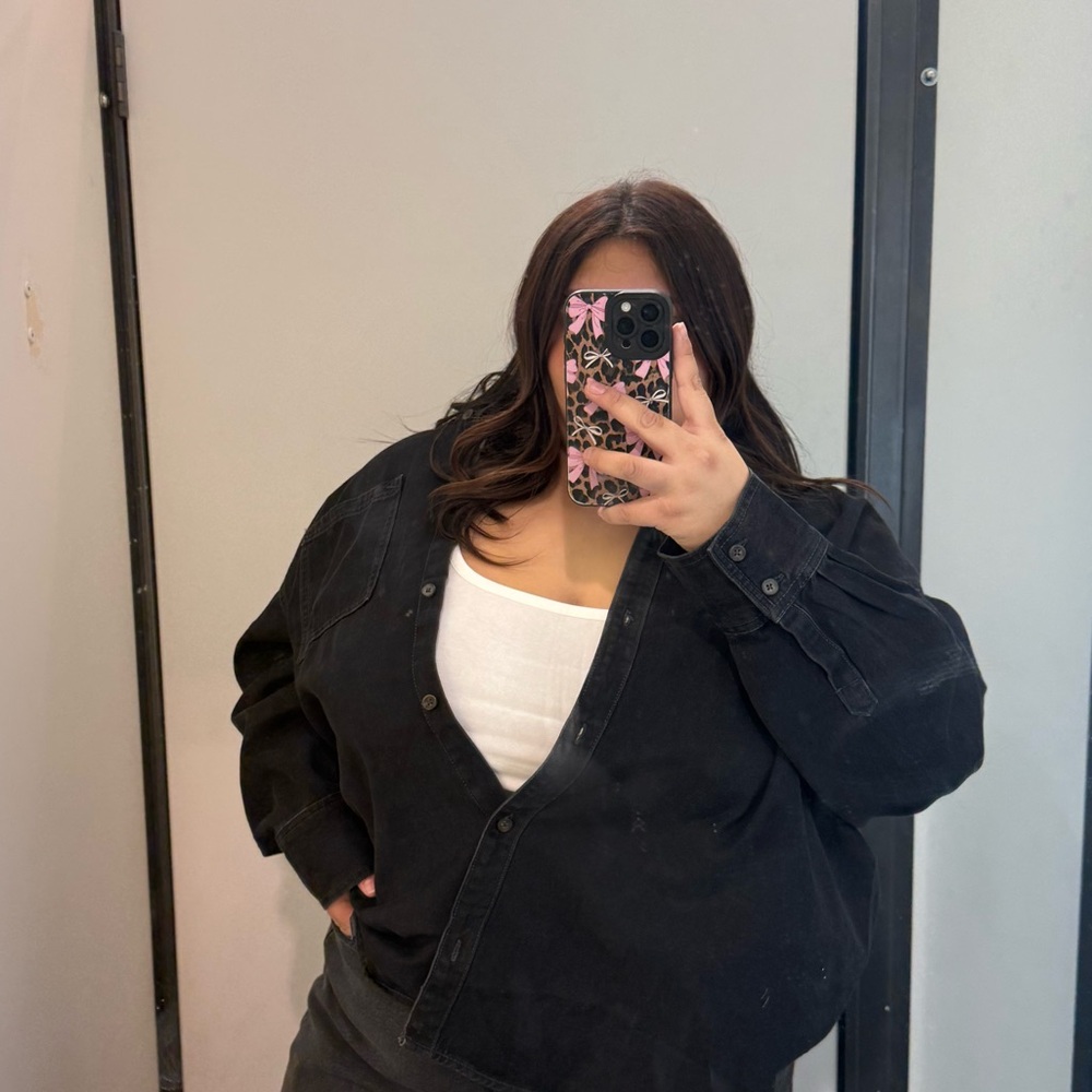 Women's Black Denim Jacket